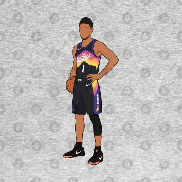 Devin Booker Phx Suns Valley Uniform by Hevding